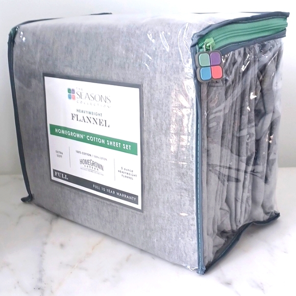 Cotton Flannel sheet set. Full size + 2 pillow cases extra. - Picture 5 of 5